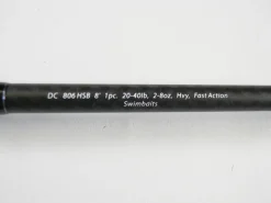 Dobyns Champion XP DC806HSB 8'0" Heavy Swimbait - Used Casting Rod - E