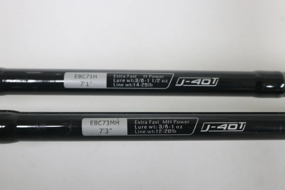 13 Fishing Envy Black EBC71H and EBC73MH Casting Rods - Used - Good Co