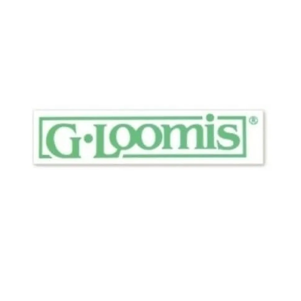 G. Loomis Block Logo Decal 8" Neon Green