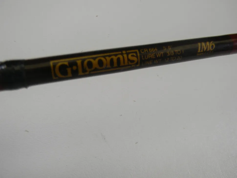 G. Loomis Custom Pistol Grip CR664 IM6 5'6" Heavy - Used Casting Rod -