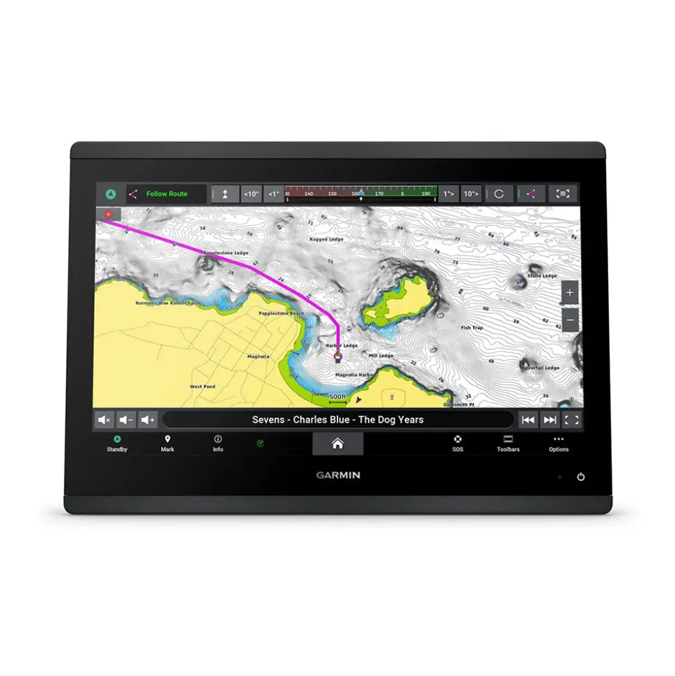 Garmin GPSMAP 1643xsv Chartplotter with U.S.+Canada Navionics+ SideVu