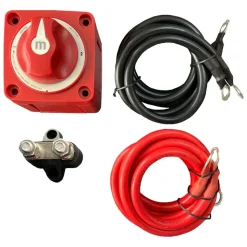 Powerhouse Lithium Battery Install Kit with 3 Way Perko Switch