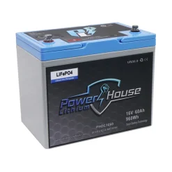 Powerhouse Lithium Deep Cycle Battery 16V 60AH