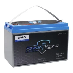 Powerhouse Lithium Deep Cycle Battery 16V 80AH