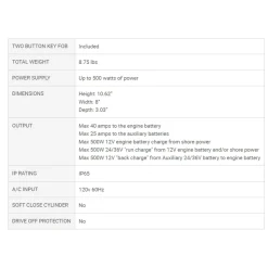 Power-Pole Charge Marine Power Manager Smart Charger | CH-500W