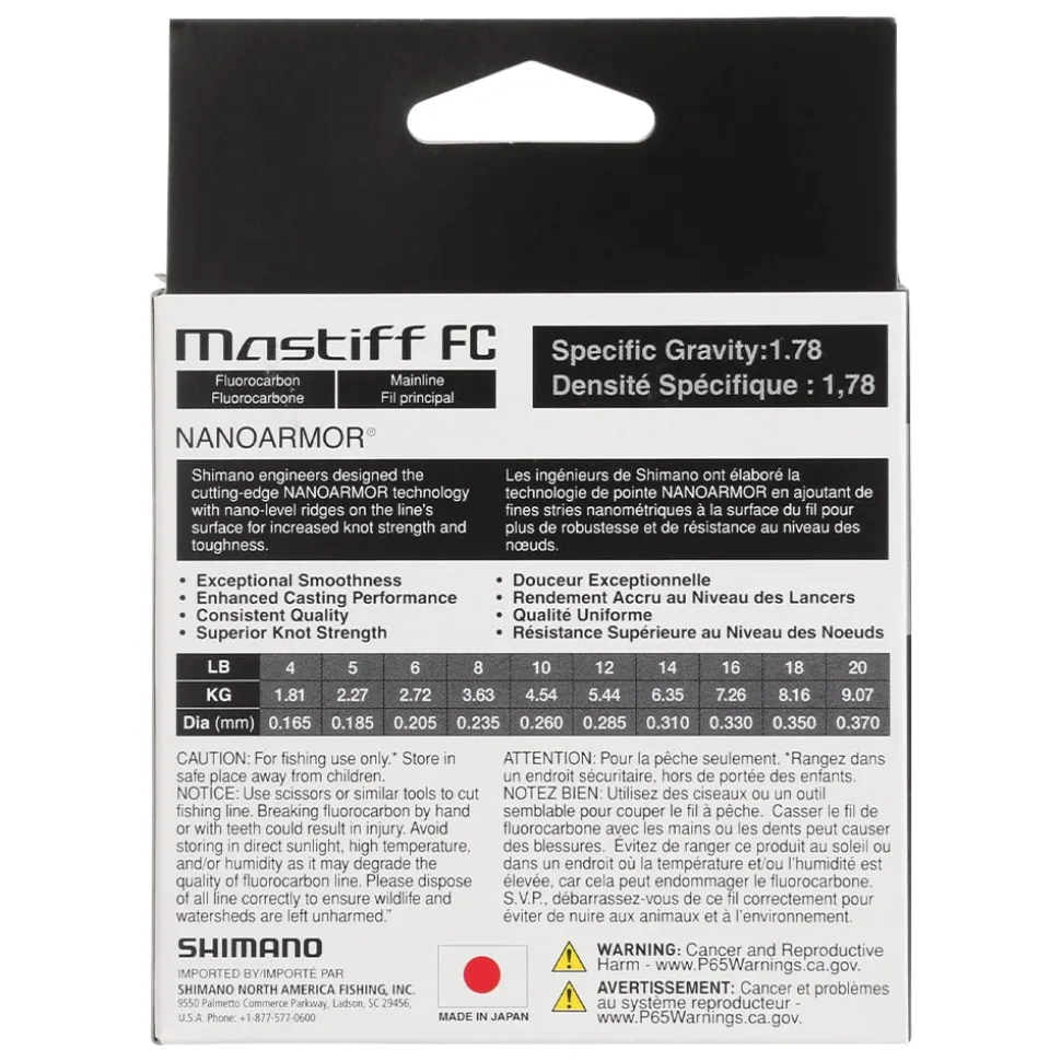 Shimano Mastiff FC Fluorocarbon Line