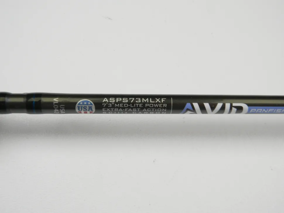 St. Croix Avid ASPS73MLXF 7'3" Medium Light - Used Spinning Rod - Exce