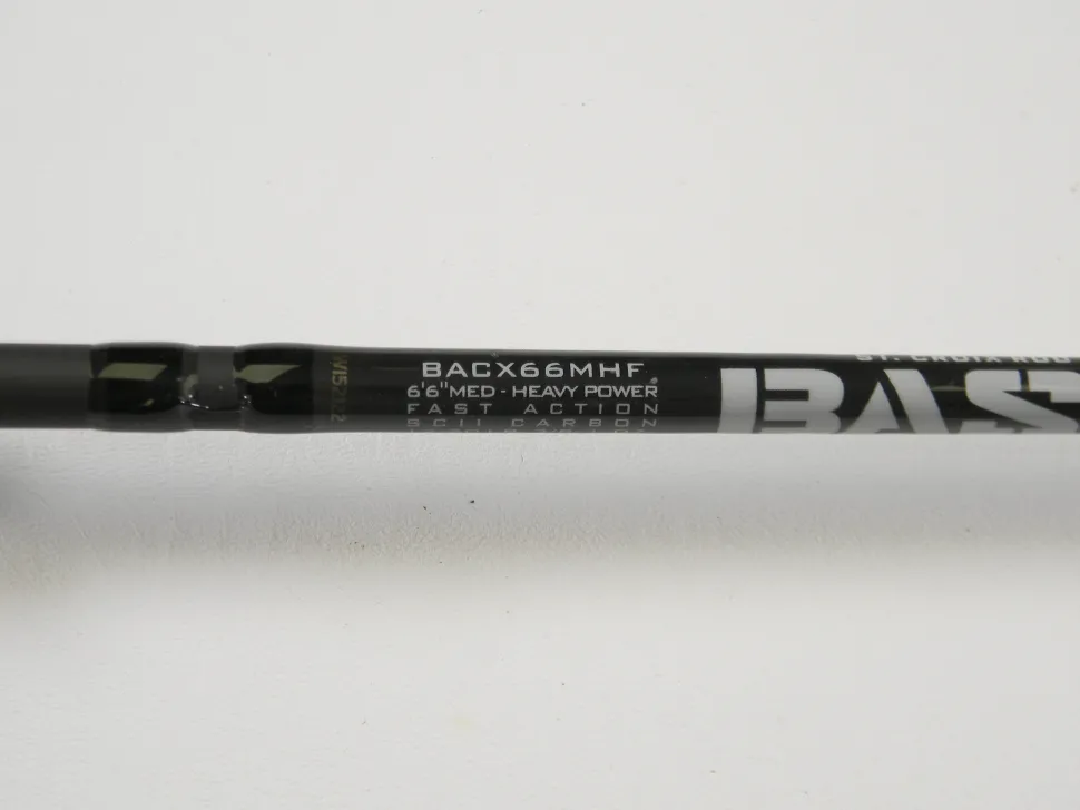 St. Croix Bass X BACX66MHF 6'6" Medium Heavy - Used Casting Rod - Exce