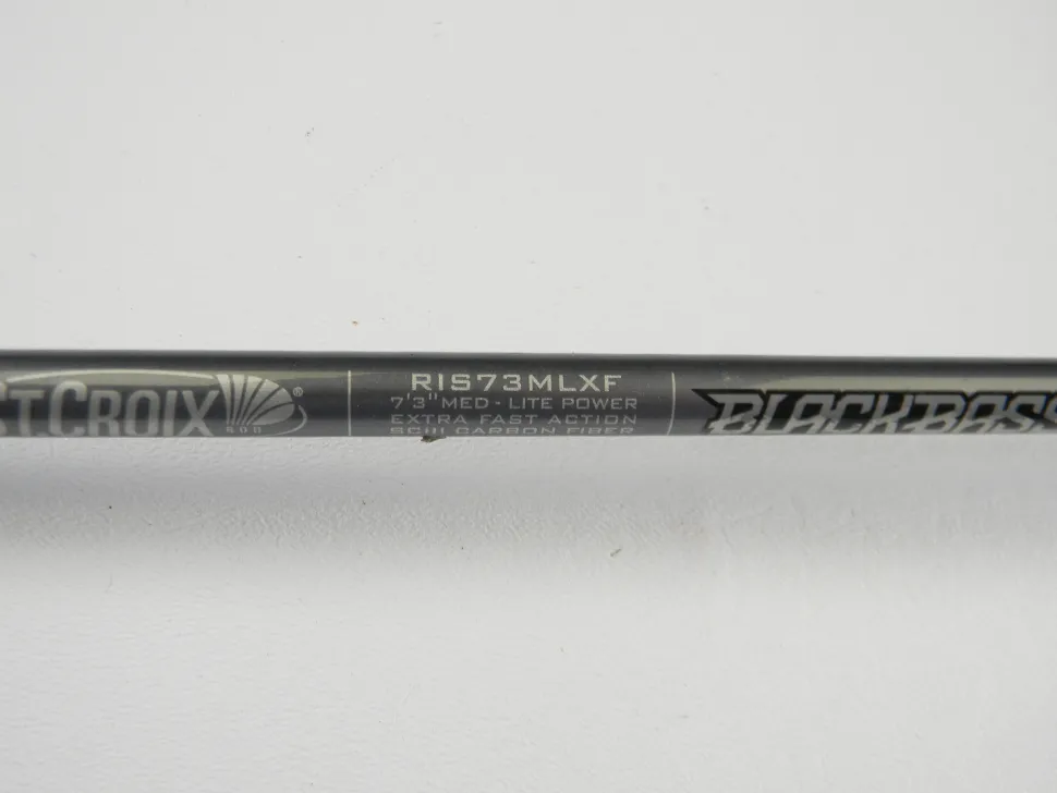 St. Croix Black Bass RIS73MLXF 7'3" Medium Light - Used Spinning Rod -