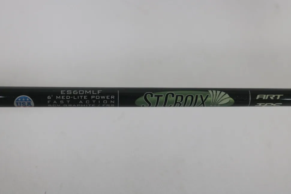 St. Croix Legend Elite ES60MLF 6'0" Medium Light - Used Spinning Rod - Mint Condition