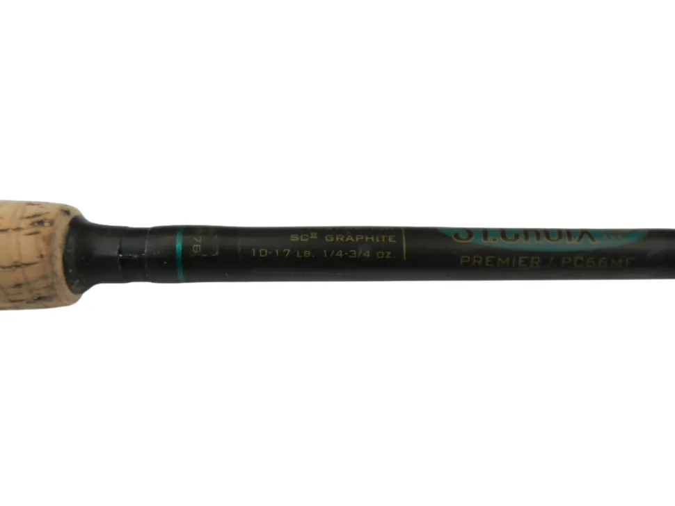 St. Croix Premier PC66MF 6'6" Medium - Used Casting Rod - Very Good Co
