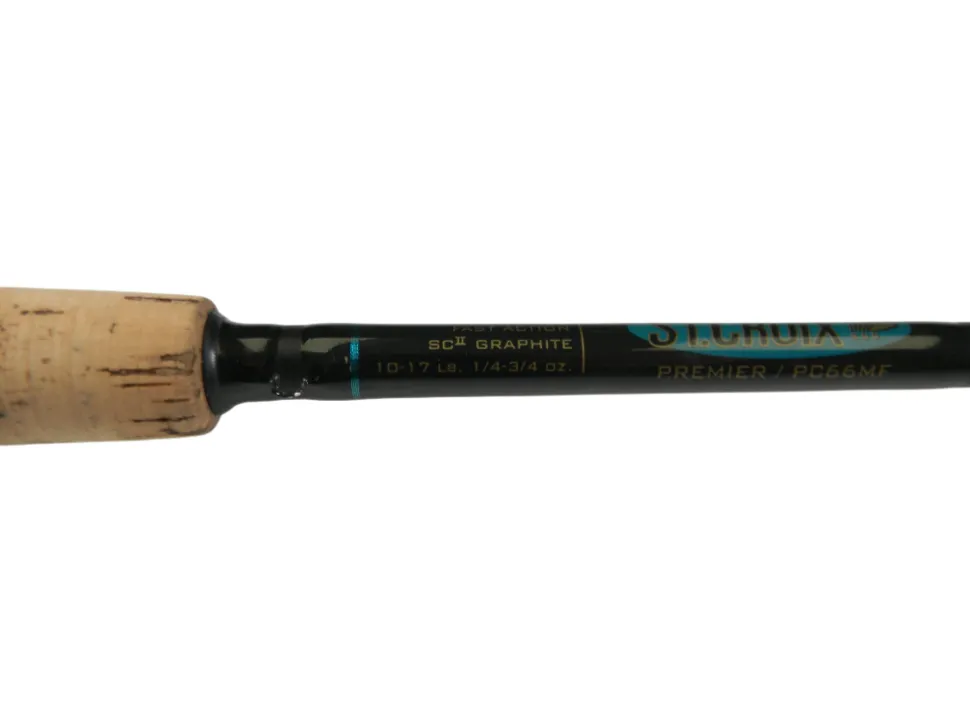 St. Croix Premier PC66MF 6'6'" Medium - Used Casting Rod - Excellent C