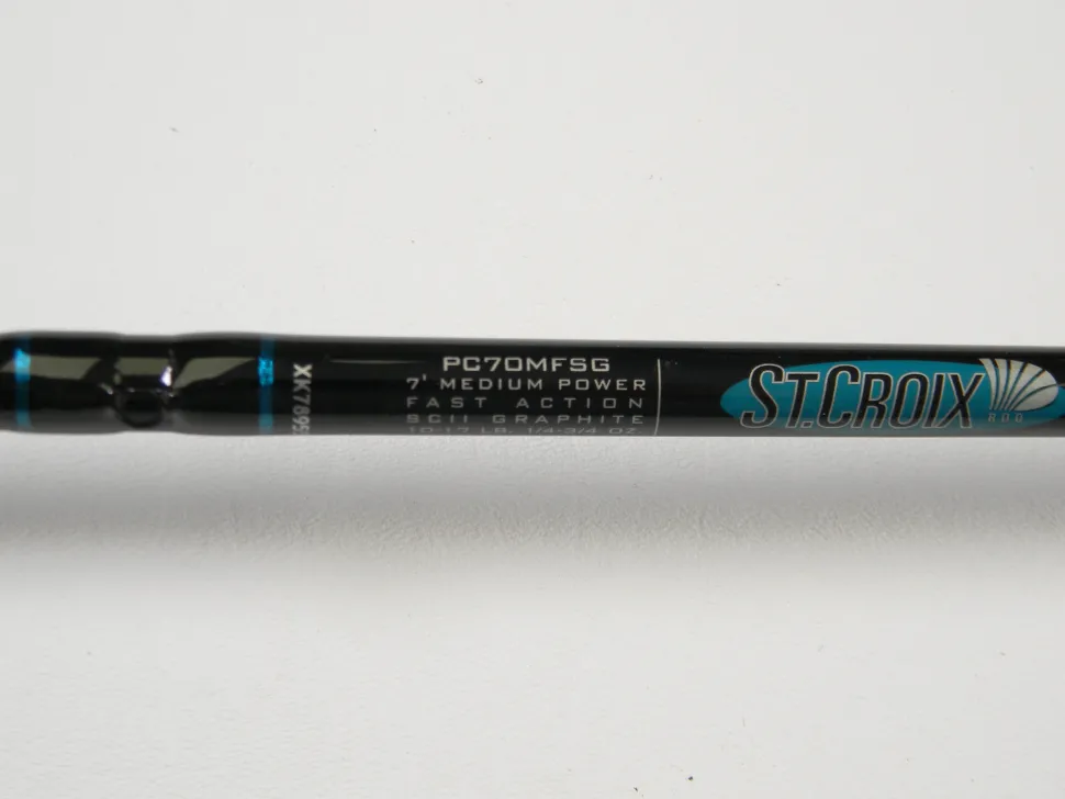 St. Croix Premier PC70MFSG 7'0" Medium Split Grip - Used Casting Rod -