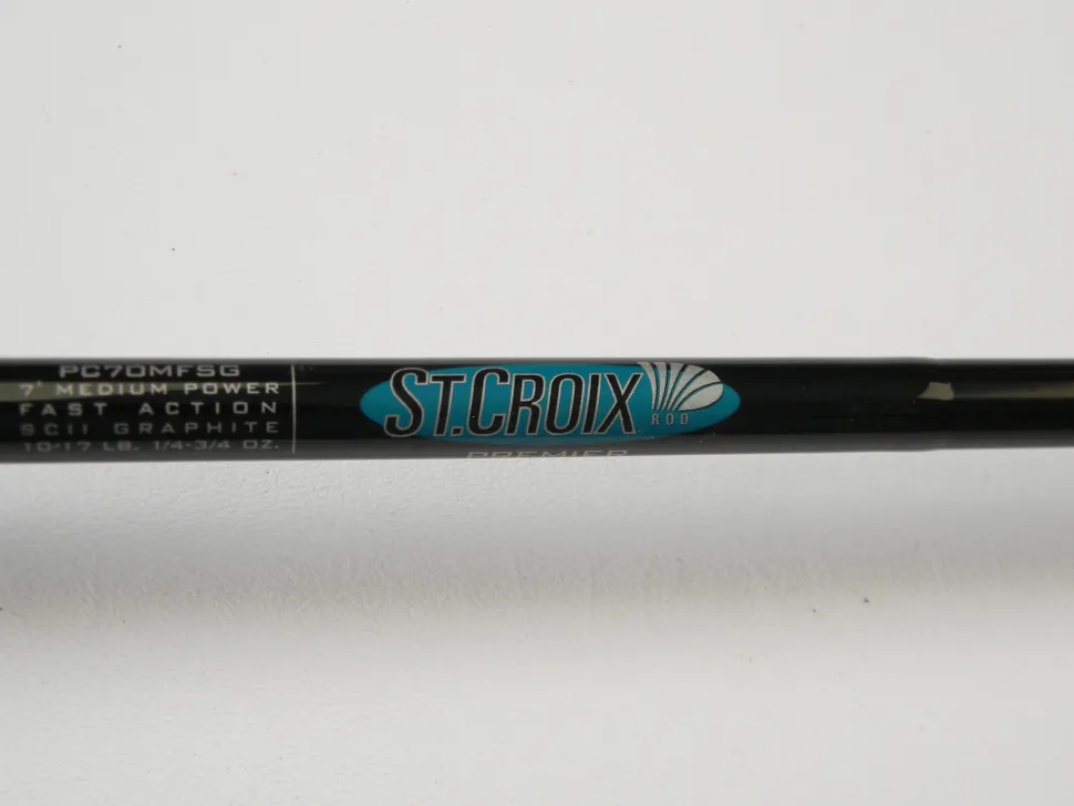 St. Croix Premier PC70MFSG 7'0" Medium Split Grip - Used Casting Rod -